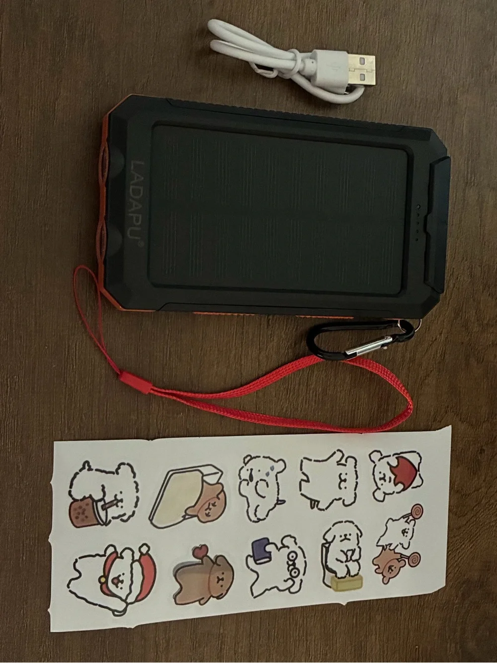 Solar Power Bank in Black
